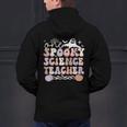 Spooky Science Teacher Halloween Science Teaching For Men Women Men's Hoodie Back Print, Science Teacher Hoodies, gift for family, gift for coworker