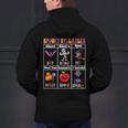 Spooky Syllables Teacher Halloween Educational Kids Men's Hoodie Back Print, gift for family, gift for coworker