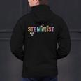 STEMINIST Technology Student STEM Teacher Women Engineering Men's Hoodie Back Print, gift for family, gift for coworker STEMINIST Technology Student STEM Teacher Women Engineering Men's Hoodie Back Print, gift for family, gift for coworker