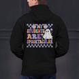 My Students Are Spooktacular Teacher Halloween Vibes Men's Hoodie Back Print, gift for family, gift for coworker