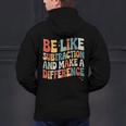 Be Like Subtraction And Make A Difference Math Teacher Women Men's Hoodie Back Print, gift for family, gift for coworker