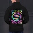 Super Teacher Back To School Apple Tie Dye First Day Men's Hoodie Back Print, Super Teacher Hoodies, gift for family, gift for coworker Super Teacher Back To School Apple Tie Dye First Day Men's Hoodie Back Print, Super Teacher Hoodies, gift for family, gift for coworker