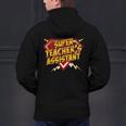 Super Teacher's Assistant Educational Superhero Men's Hoodie Back Print, gift for family, gift for coworker Super Teacher's Assistant Educational Superhero Men's Hoodie Back Print, gift for family, gift for coworker