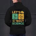 Lets Tacos Bout Science Teacher Chemistry Physics Men's Hoodie Back Print, Science Teacher Hoodies, gift for family, gift for coworker