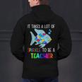 It Takes A Lot Of Sparkle To Be A Teacher Rainbow Fish For Men Women Men's Hoodie Back Print, gift for family, gift for coworker It Takes A Lot Of Sparkle To Be A Teacher Rainbow Fish For Men Women Men's Hoodie Back Print, gift for family, gift for coworker