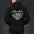 Tap Dance Heart Lover Tap Dancer Dancing Teacher For Men Women Girls Kids Men's Hoodie Back Print, gift for family, gift for coworker