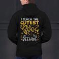 I Teach The Cutest Bees In The Beehive Teacher Men's Hoodie Back Print, gift for family, gift for coworker I Teach The Cutest Bees In The Beehive Teacher Men's Hoodie Back Print, gift for family, gift for coworker