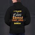 I Teach The Cutest Candy Corn In The Patch Teacher Halloween Men's Hoodie Back Print, gift for family, gift for coworker