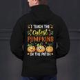 I Teach The Cutest Pumpkins Halloween Teacher Men's Hoodie Back Print, gift for family, gift for coworker I Teach The Cutest Pumpkins Halloween Teacher Men's Hoodie Back Print, gift for family, gift for coworker