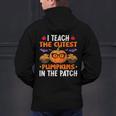I Teach The Cutest Pumpkins In The Patch Halloween Teacher Men's Hoodie Back Print, gift for family, gift for coworker I Teach The Cutest Pumpkins In The Patch Halloween Teacher Men's Hoodie Back Print, gift for family, gift for coworker