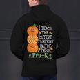 I Teach The Cutest Pumpkins In Patch Pre-K Halloween Teacher Men's Hoodie Back Print, gift for family, gift for coworker