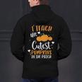 I Teach The Cutest Pumpkins In The Patch Teacher School For Men Women Kids Men's Hoodie Back Print, gift for family, gift for coworker