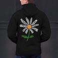 Teach Love Inspire Teachers Inspirational Flower Teachers Men's Hoodie Back Print, gift for family, gift for coworker