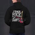 I Teach Rock Stars Music Teacher Guitar Player Men's Hoodie Back Print, gift for family, gift for coworker I Teach Rock Stars Music Teacher Guitar Player Men's Hoodie Back Print, gift for family, gift for coworker
