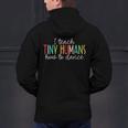 I Teach Tiny Humans How To Dance Ballet Dance Teacher Kids Men's Hoodie Back Print, gift for family, gift for coworker