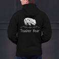 Teacher Bear For Educators Teacher Appreciation Men's Hoodie Back Print, gift for family, gift for coworker Teacher Bear For Educators Teacher Appreciation Men's Hoodie Back Print, gift for family, gift for coworker