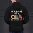 Teacher All Calm Said No Teacher Christmas Pencil Tree Men's Hoodie Back Print, gift for family, gift for coworker