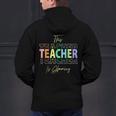 This Teacher Is Glowing Hello Summer End Of School Men's Hoodie Back Print, gift for family, gift for coworker