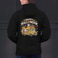 Teacher Halloween School Bus Driver Cute Ghost Witch Party Men's Hoodie Back Print, gift for family, gift for coworker