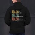 Teacher Kindness Compassion Confidence Teaching Men's Hoodie Back Print, gift for family, gift for coworker Teacher Kindness Compassion Confidence Teaching Men's Hoodie Back Print, gift for family, gift for coworker
