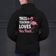 This Teacher Loves Her Flock Teaching Flamingo Girl Men's Hoodie Back Print, gift for family, gift for coworker This Teacher Loves Her Flock Teaching Flamingo Girl Men's Hoodie Back Print, gift for family, gift for coworker
