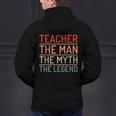 Teacher The Man The Myth The Legend School Holiday Teacher Men's Hoodie Back Print, gift for family, gift for coworker Teacher The Man The Myth The Legend School Holiday Teacher Men's Hoodie Back Print, gift for family, gift for coworker