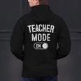 Teacher Mode On School Education Educator Men's Hoodie Back Print, gift for family, gift for coworker Teacher Mode On School Education Educator Men's Hoodie Back Print, gift for family, gift for coworker