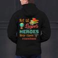 Teacher Not All Superheroes Wear Capes Teacher Squad Men's Hoodie Back Print, gift for family, gift for coworker Teacher Not All Superheroes Wear Capes Teacher Squad Men's Hoodie Back Print, gift for family, gift for coworker