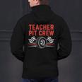 Teacher Pit Crew Race Car Driver Costume Men Women Kids Men's Hoodie Back Print, gift for family, gift for coworker