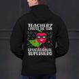 Teacher I Prefer The Term Educational Superhero Men's Hoodie Back Print, gift for family, gift for coworker Teacher I Prefer The Term Educational Superhero Men's Hoodie Back Print, gift for family, gift for coworker