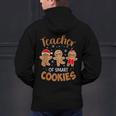 Teacher Of Smart Cookies Gingerbread Christmas Teacher Cute Men Women Kids Men's Hoodie Back Print, gift for family, gift for coworker Teacher Of Smart Cookies Gingerbread Christmas Teacher Cute Men Women Kids Men's Hoodie Back Print, gift for family, gift for coworker
