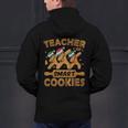 Teacher Of Smart Cookies Gingerbread Christmas Teacher Men's Hoodie Back Print, gift for family, gift for coworker