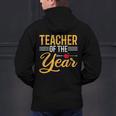 Teacher Of The Year Men Women Teachers Men's Hoodie Back Print, gift for family, gift for coworker Teacher Of The Year Men Women Teachers Men's Hoodie Back Print, gift for family, gift for coworker