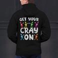 Teacher's Get Your Cray On Dabbing Crayons Men's Hoodie Back Print, gift for family, gift for coworker Teacher's Get Your Cray On Dabbing Crayons Men's Hoodie Back Print, gift for family, gift for coworker
