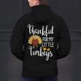 Teachers Thanksgiving Thankful For My Little Turkeys Men's Hoodie Back Print, gift for family, gift for coworker