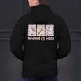 Teaching Is My Boos Teacher Ghost Halloween Women Girls Men's Hoodie Back Print, gift for family, gift for coworker Teaching Is My Boos Teacher Ghost Halloween Women Girls Men's Hoodie Back Print, gift for family, gift for coworker