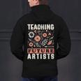 Teaching Future Artists For Art Teachers And Lovers For Men Women Girls Kids Men's Hoodie Back Print, gift for family, gift for coworker