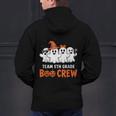 Team 5th Grade Boo Crew Halloween Teacher Student Costume Men's Hoodie Back Print, gift for family, gift for coworker
