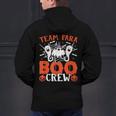 Team Para Boo Crew Halloween Ghost Paraprofessional Teacher Men's Hoodie Back Print, gift for family, gift for coworker