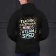 Team Sped Sped Teacher Special Education Teacher Team Men's Hoodie Back Print, gift for family, gift for coworker