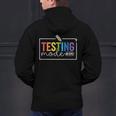 Testing Mode On Testing Day Motivational Teacher Kids Men's Hoodie Back Print, gift for family, gift for coworker Testing Mode On Testing Day Motivational Teacher Kids Men's Hoodie Back Print, gift for family, gift for coworker