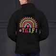 TGIF Teacher Appreciation Alphabet Thank God It's Friday For Men Women Girls Kids Men's Hoodie Back Print, gift for family, gift for coworker