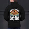 Thanksgiving Dance Teacher Gobble Squad Turkey Men's Hoodie Back Print, gift for family, gift for coworker Thanksgiving Dance Teacher Gobble Squad Turkey Men's Hoodie Back Print, gift for family, gift for coworker