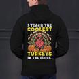 Thanksgiving I Teach Coolest Turkeys Teacher Fall Women Men Men's Hoodie Back Print, gift for family, gift for coworker Thanksgiving I Teach Coolest Turkeys Teacher Fall Women Men Men's Hoodie Back Print, gift for family, gift for coworker