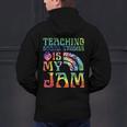 Tie Dye Teaching Social Studies Is My Jam Sunglasses Teacher Men's Hoodie Back Print, gift for family, gift for coworker Tie Dye Teaching Social Studies Is My Jam Sunglasses Teacher Men's Hoodie Back Print, gift for family, gift for coworker