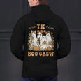 TK Boo Crew Preppy Halloween Floral Ghost TK Teacher Team TK Men's Hoodie Back Print, gift for family, gift for coworker TK Boo Crew Preppy Halloween Floral Ghost TK Teacher Team TK Men's Hoodie Back Print, gift for family, gift for coworker