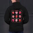 TK Is My Jam Transitional Kindergarten TK Teacher Strawberry Men's Hoodie Back Print, gift for family, gift for coworker