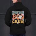 Toddler Teacher Boo Crew Ghost Groovy Halloween For Women Men's Hoodie Back Print, Groovy Teacher Hoodies, gift for family, gift for coworker
