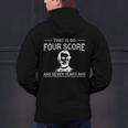 History Teacher Joke Four Score & Seven Years Men's Hoodie Back Print, History Teacher Hoodies, gift for family, gift for coworker History Teacher Joke Four Score & Seven Years Men's Hoodie Back Print, History Teacher Hoodies, gift for family, gift for coworker