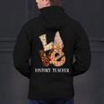 History Teacher Love Autumn Fall Gnome For Teachers For Men Women Men's Hoodie Back Print, History Teacher Hoodies, gift for family, gift for coworker